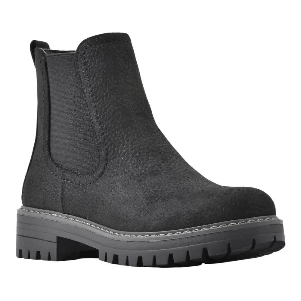 Cliffs by White Mountain Women's Mastery Chelsea Booties Black Size 6 1/2
